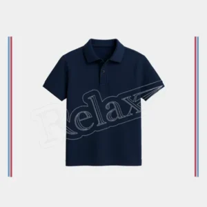 Polo Yaka Mavi Tişört