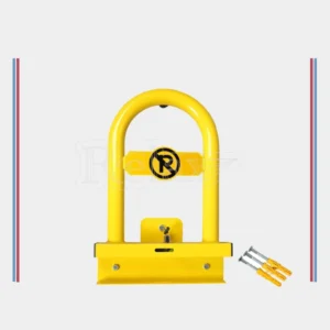 Anahtarlı kilit sistemine sahip gömme kilitli U park bariyeri detayı