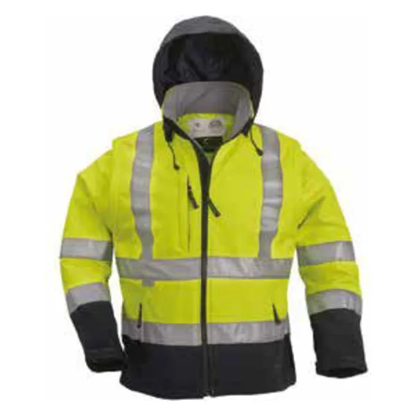 Yüksek Görünürlüklü 2+1 Kapüşonlu Parka – Sarı
