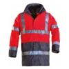 Yüksek Görünürlüklü 4+1 Parka – Kırmızı/Lacivert